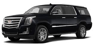 Black Cadillac Escalade ESV limousine from the Avi Limo fleet